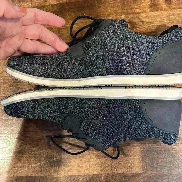 Aldo men’s lace up loafers black/grey size 8. In good preowned condition. - Picture 9 of 9